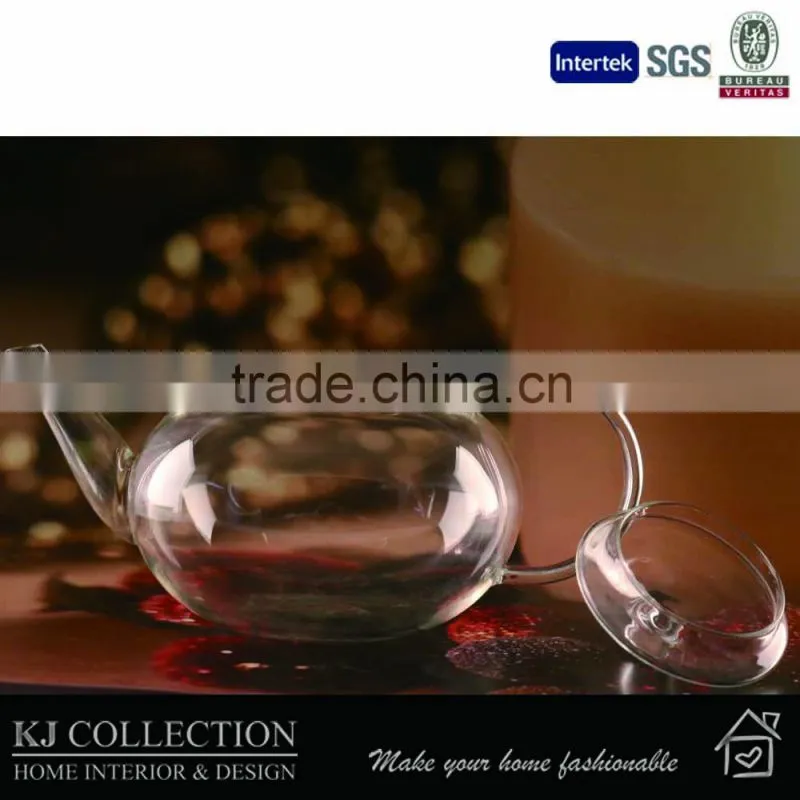 2016 New Transparent Glass Teapot