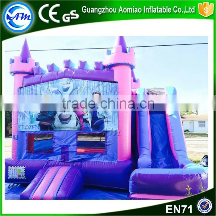 Promotional inflatable bouncy castle with water slide adult bouncy castle