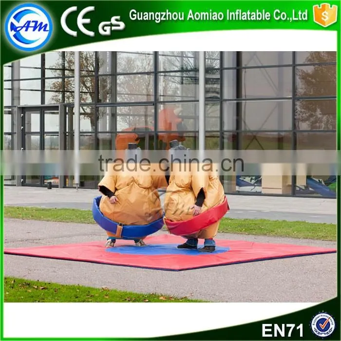 Customize inflatable foam padded sports games/sumo wrestling suits for sale