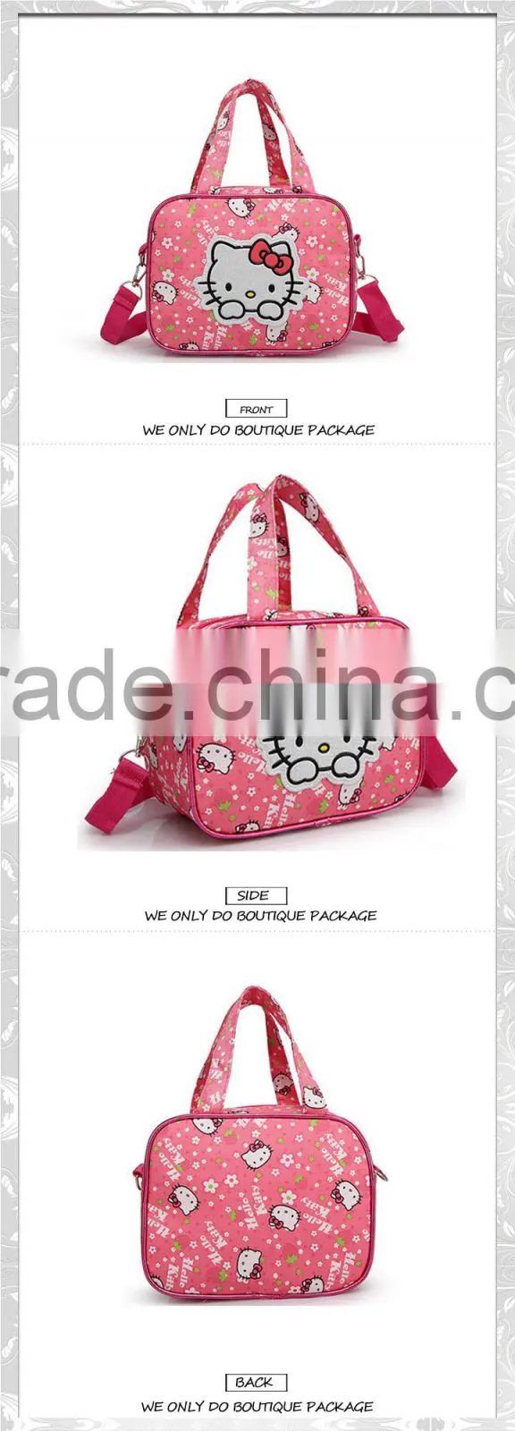 Kids hello kitty school sling bag for girls