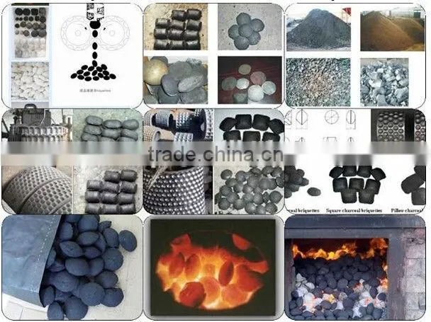 briquette machine type pillow shape charcoal bricket machine