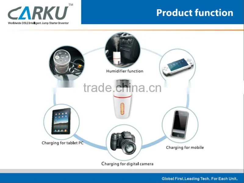 Carku 10000mAh car jump starter humidifier power bank