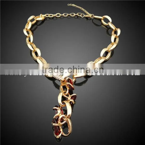 Fashion and costume jewelry ruby set in china