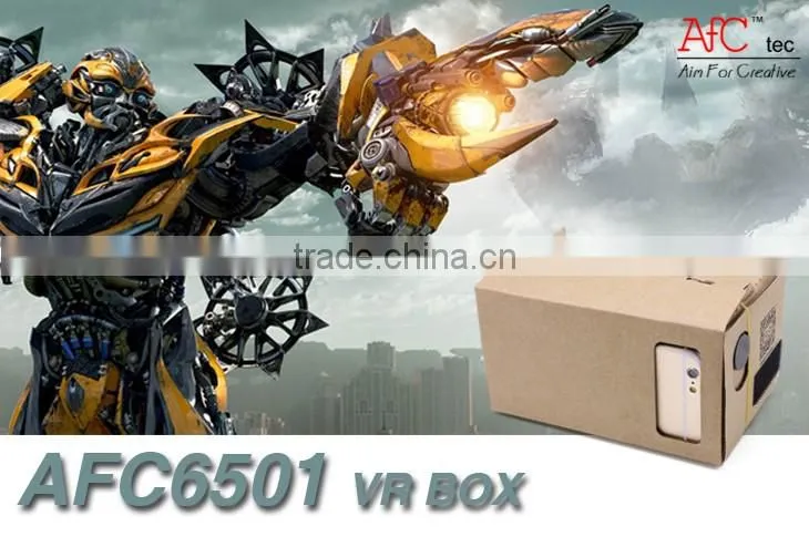 2016 hot new products cardboard diy cheap virtual augmented reality glasses