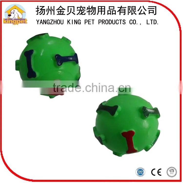 Pet training products squeaky dog training ball rubber teeth toy