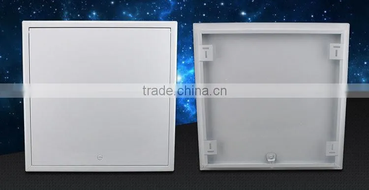 white powder coated galvanized steel drywall access panel