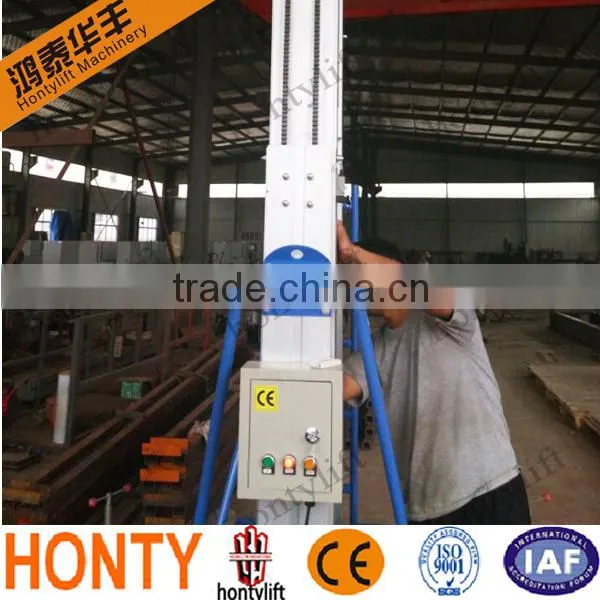 electric hydraulic aluminum lift/portable man telescopic lift