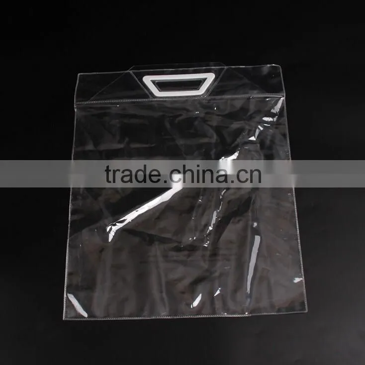clear PVC bag,special handle ,shopping bag ,gift bag ,Cosmetic bag bag
