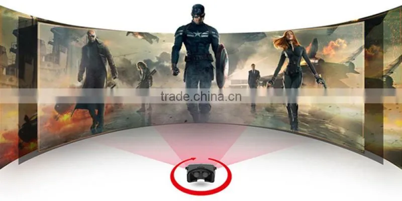 High quality portable android 3D vr box glasses/vr 3D box