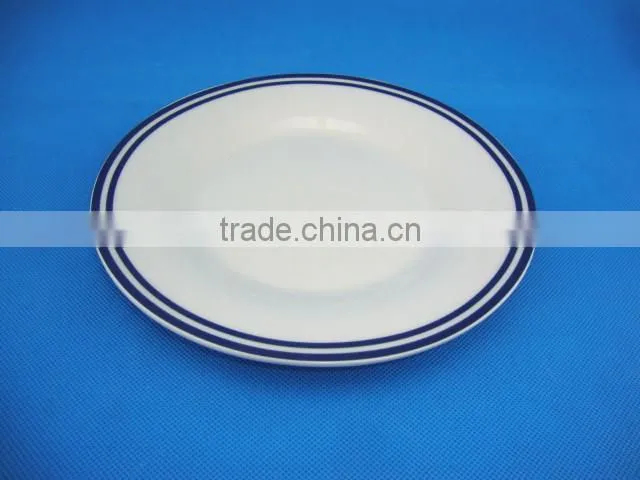 Wholesale cheap bulk food porcelain plate,ceramic hotel used salad / dessert / soup / dinner plates,restaurant plate