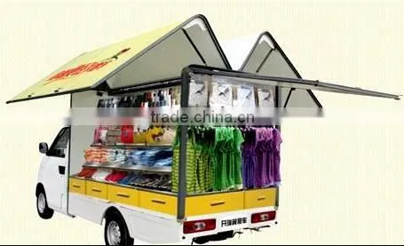 cheap sale green mobile fast food truck made in 2015, China