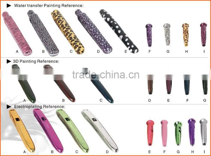 Professional digital spiral hair curling iron rod