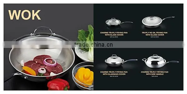 Non-toxic double sided non-stick coating no oil aluminium cookware