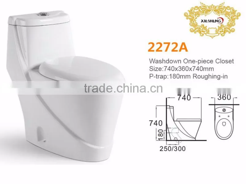 toilet washdown one-piece water colset new product on china market ceramic supplier