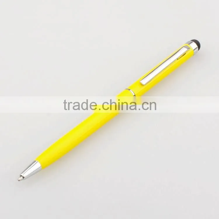 Metal Material and Yes Novelty china 2014 newest promotional cheap gift screen touch pen stylus pen