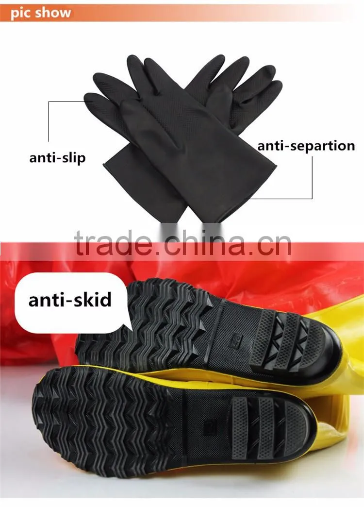 gas tight chemical protective safety suit