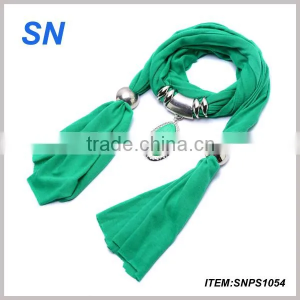 butterfly pendant jewelry scarf autumn and spring scarf for ladies