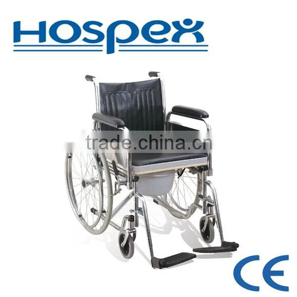Best selling Steel commode wheelchair