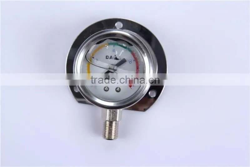 Hot sale products China easy to read 0-600 bar All stainless steel standard dry pressure gauge