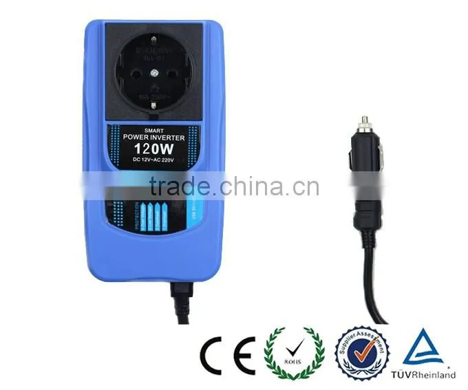 Most popular 120W transformerless inverter with dual USB