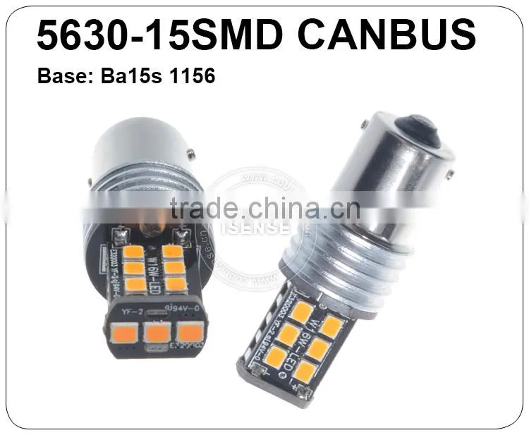 Super Bright 12V 15W Car LED Bulb 1156/Ba15s/P21W Canbus