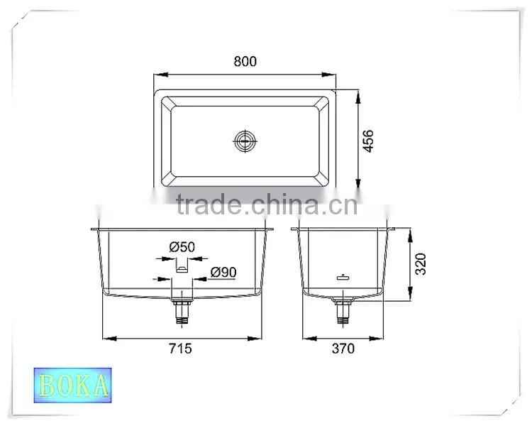 Laboratory PP sink