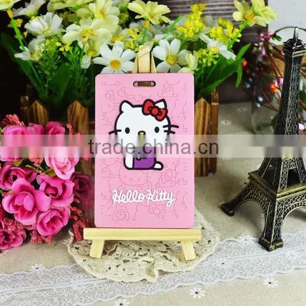 fashion suitcase tag, travel ID pvc luggage tags wholesle