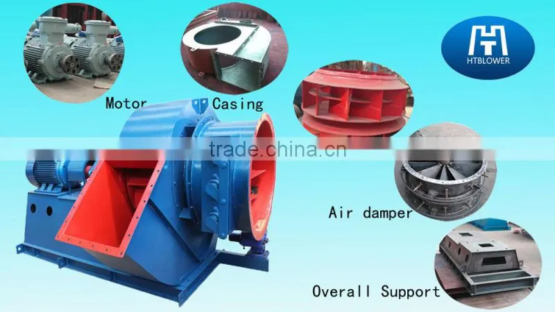 Large air flow Industrial foundry furnace fan