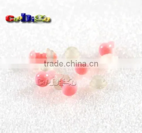 1/4''(7mm) Plastic Safety Lovely BabyPink Eyes Buttons DIY Accessories For Teddy Bear Toys Dolls #FLN011