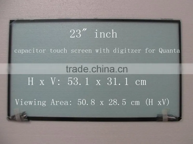 23" inch capacitor touch screen for Quanta JXTQ2023010 with touch sensor controller TQ1M114200BD 3FTQ1CB0000 DATQ1THE6B0