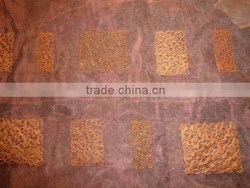 Organza with embroidery Windown Curtain