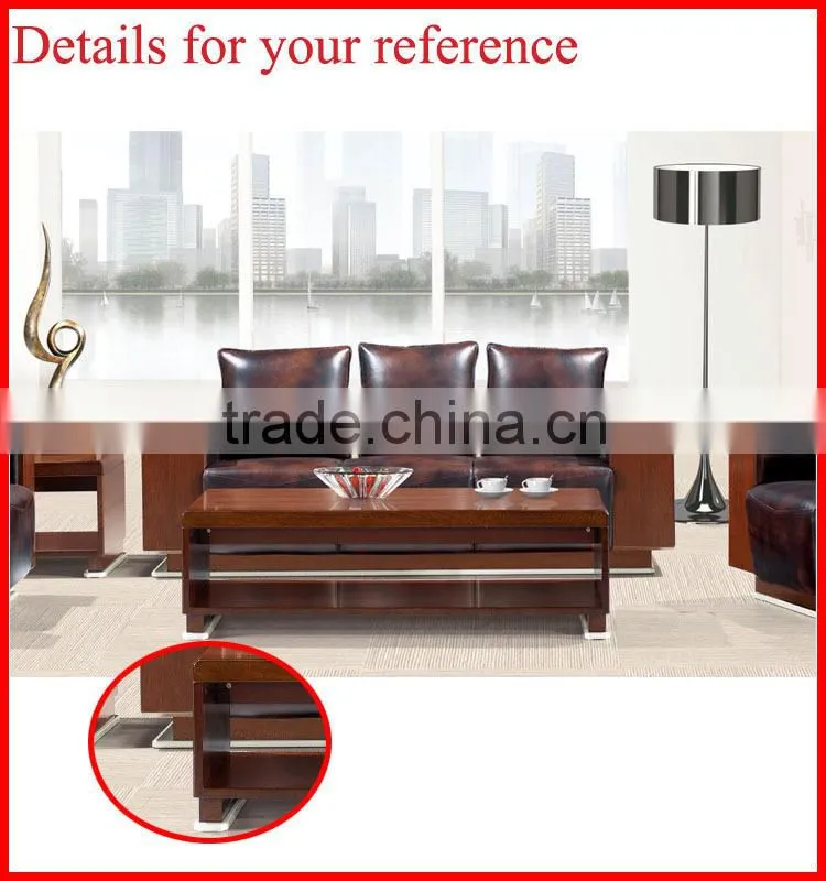 simple wooden tea desk in room center table