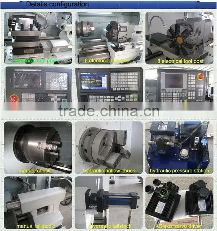 CJK6180B-2 flat bed cnc lathe machining