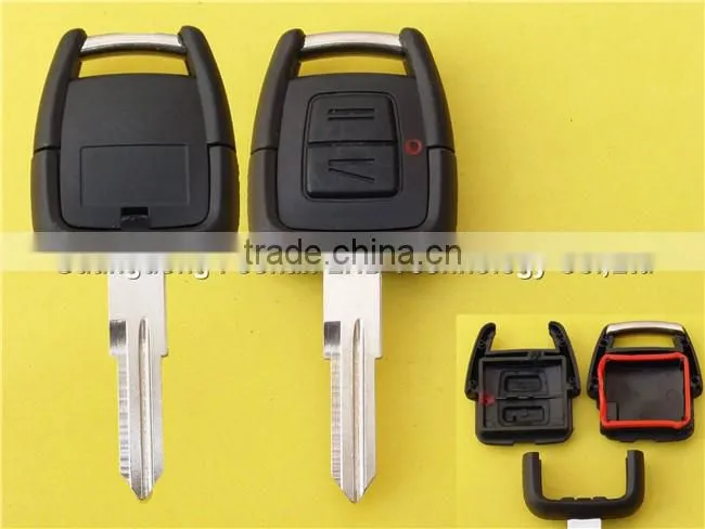 Opel 2 buttons remote key shell with light no logo For opel astra with hu 46 or ym 28 blade
