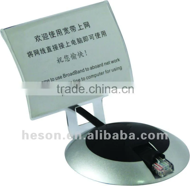 hotel supplies Desktop internet cable holder adhesive wire holders