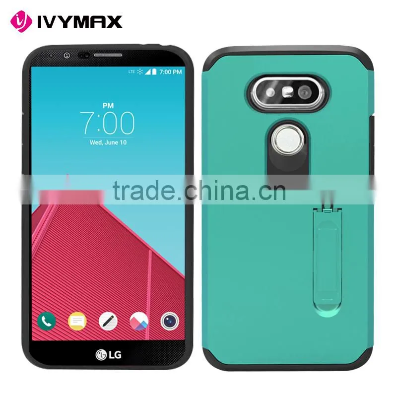 IVYMAX 5.3 inc slim armor hybrid case cover with stand for Korea LG G5 cellphone case