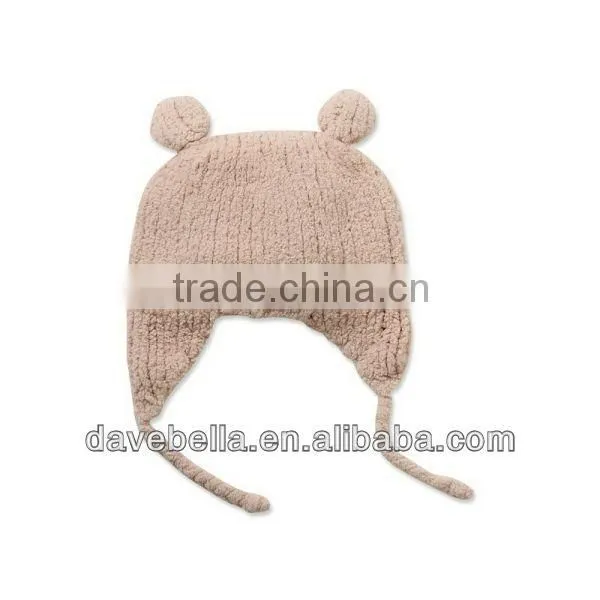 DB315-N dave bella autumn winter baby hat caps newborn hat baby earflat caps