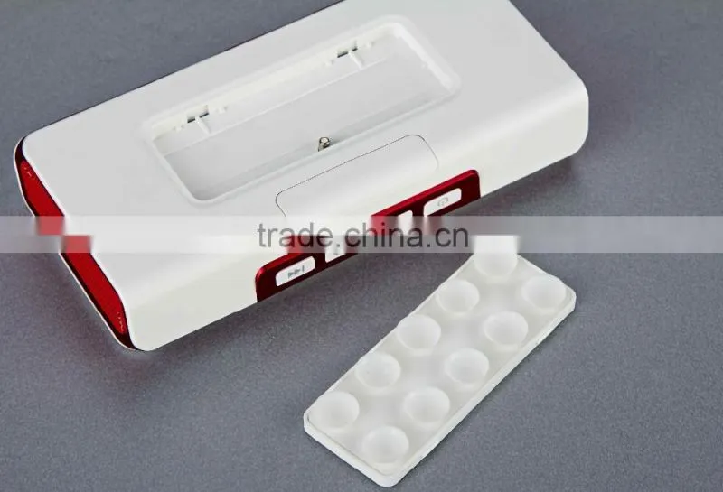 The Portable Mini Bluetooth speaker sound box with wheels and power bank