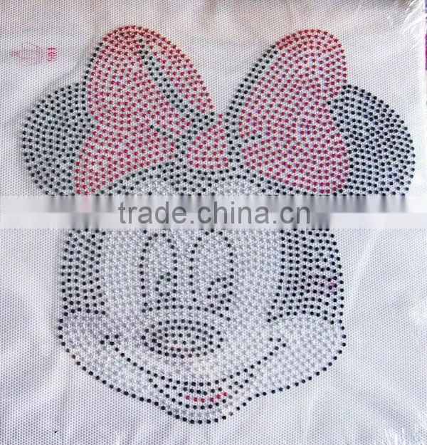 rhinestone neckline design custom made hotfix motifs