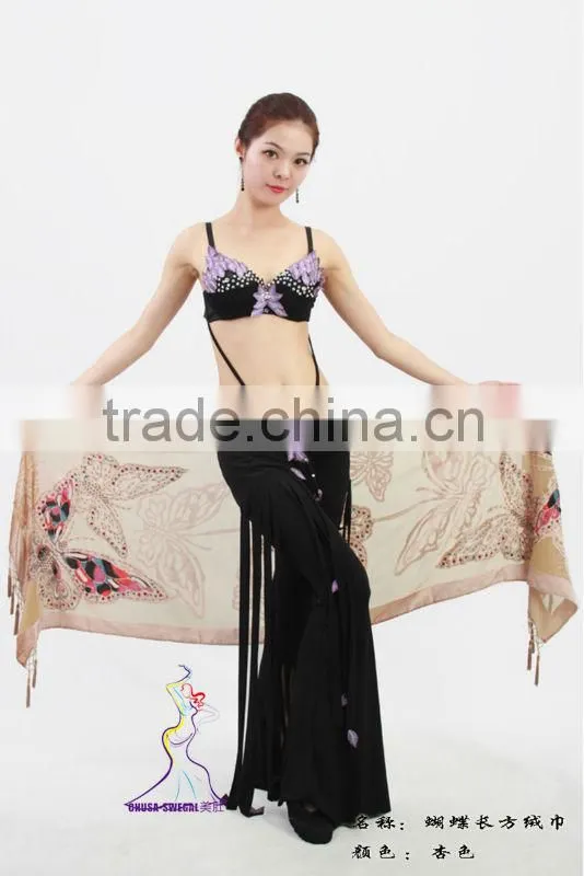 SWEGAL perfessional 2013 wholesale belly dance silk fan veil