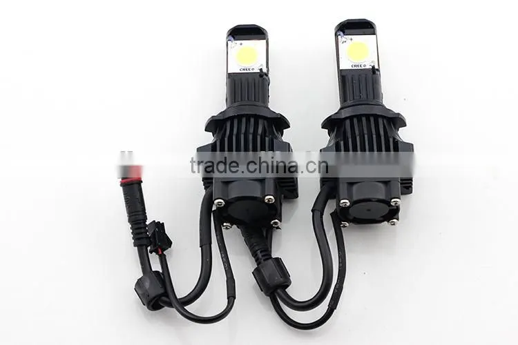 2016 new desigh 12-24v 55w car h4 h7 led headlight kit for H1H4 H7 H8 H11 H13 9005 9006