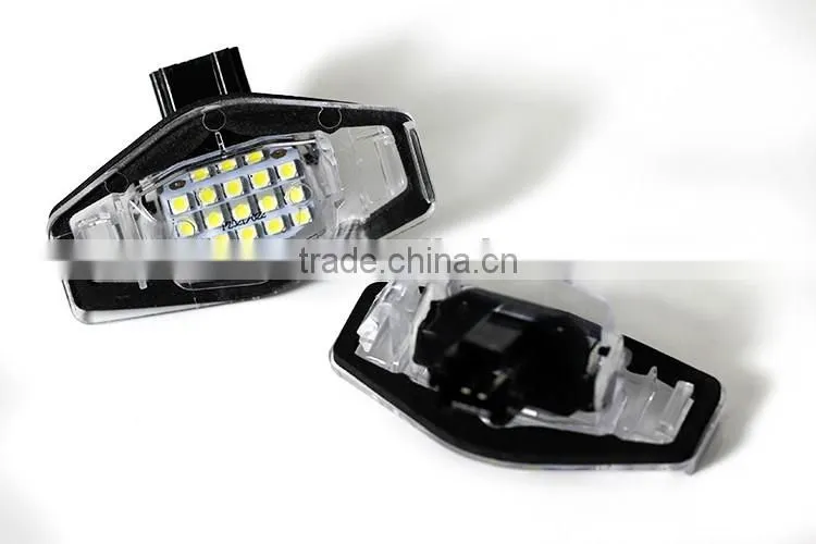 2016 new led license plate light epistar 10*23 led chip number plate light for H onda