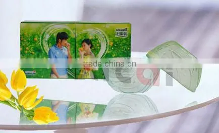 Promotional Colored Flower Shape Glass Bowl