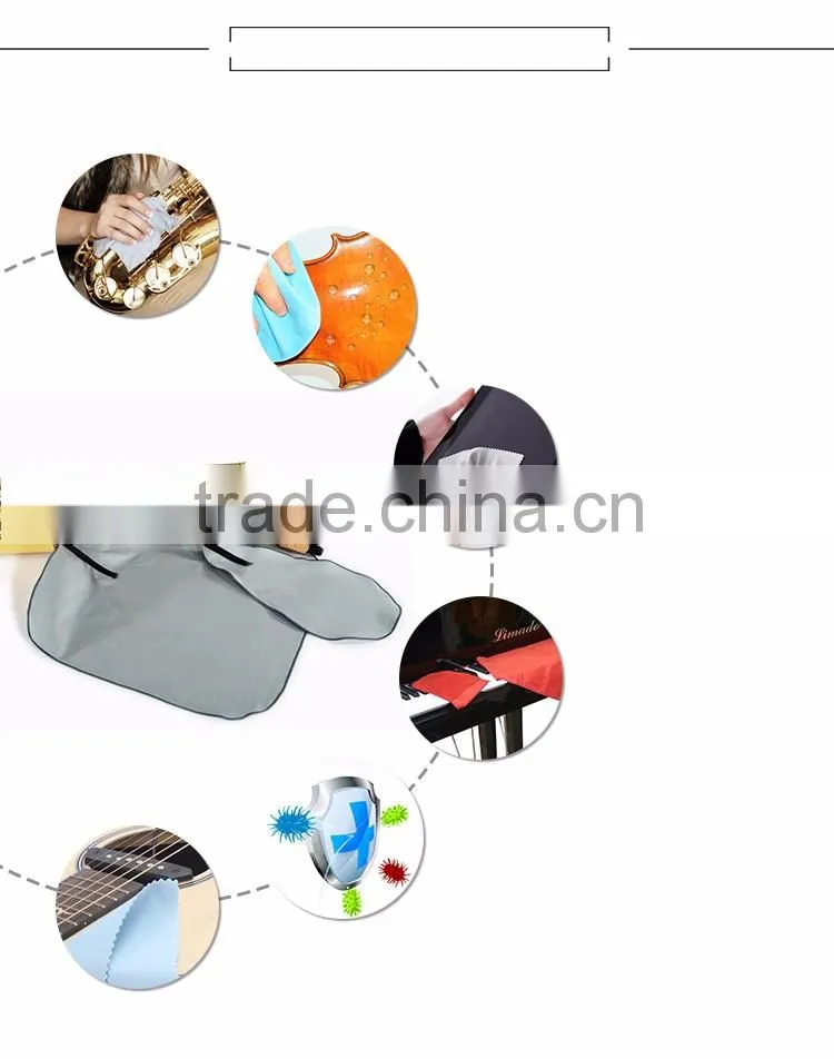 Logo Print Violin Microfiber Cleaning Cloth