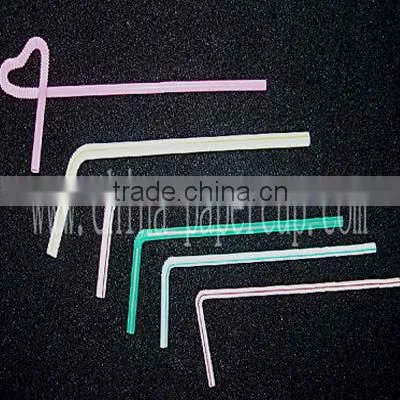 lovely novelty crazy straws flexible and straight heart drinking straws