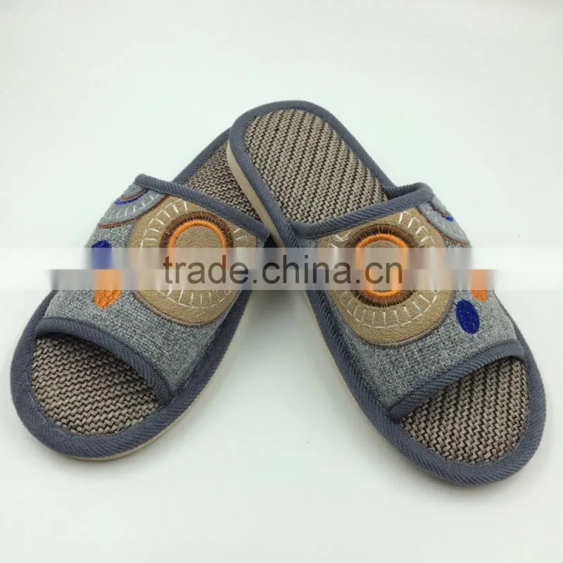 Wholesale summer nude open toe beach walk slipper