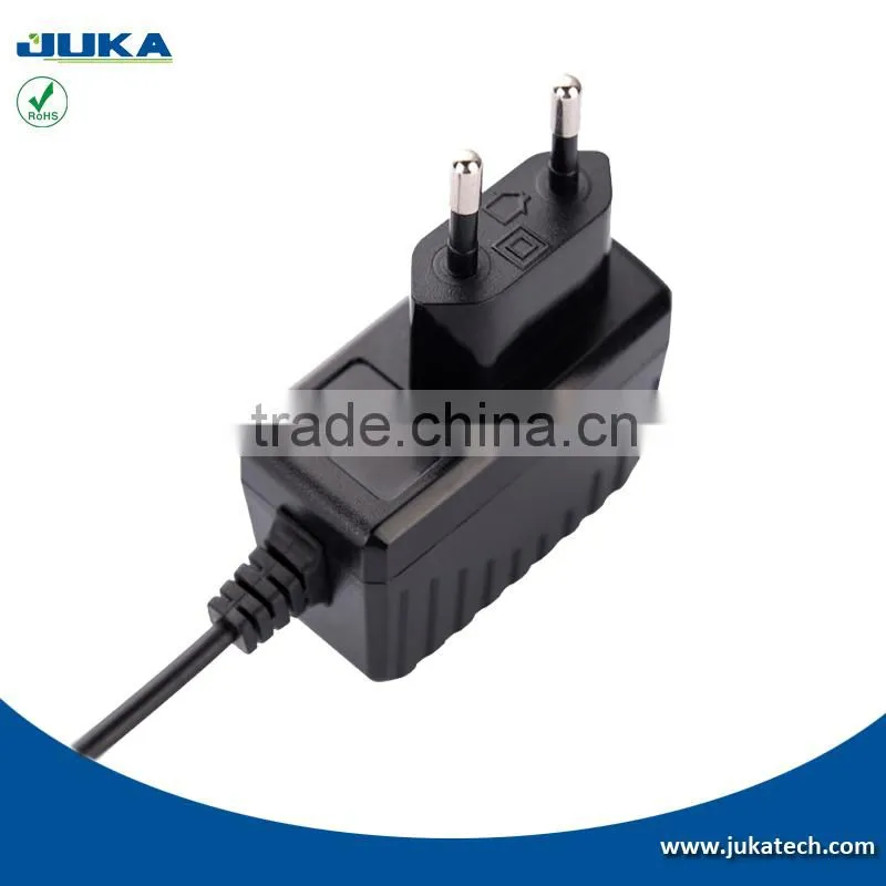 EU US AUS UK plug fixed wallmount or interchangeable plug 12v 0.5a 6W ac/dc Power Adapter