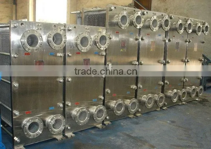 for beverage mixer bevel plate heat exchanger