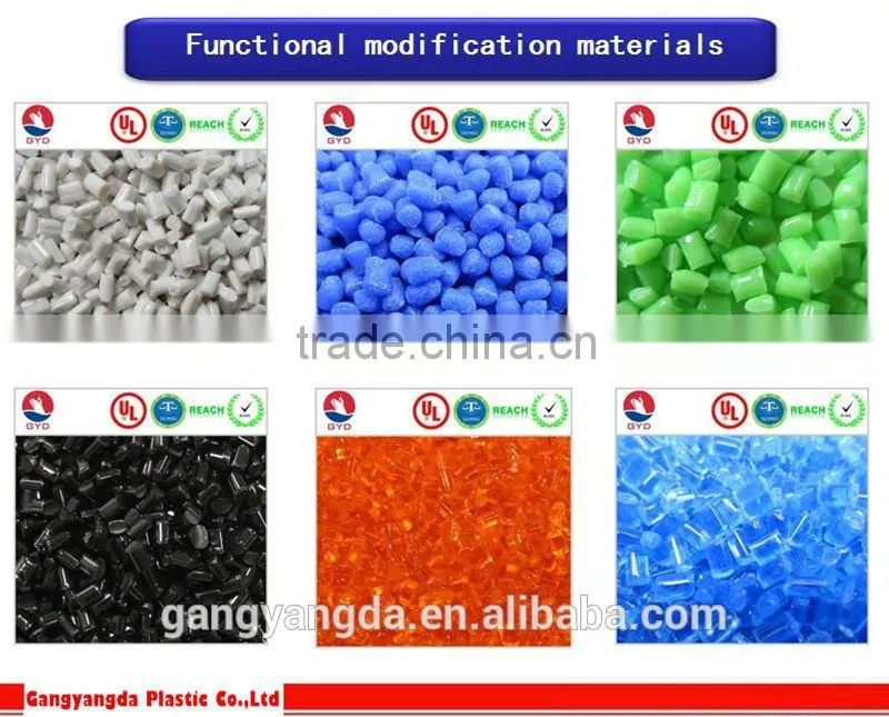 Rosh Certificate pc raw Virgin resin, transparent grade Polycarbonate material for electrical Shell