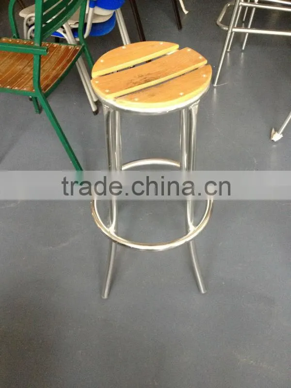 used high top aluminum wooden bar furniture YPB015 F8H3A